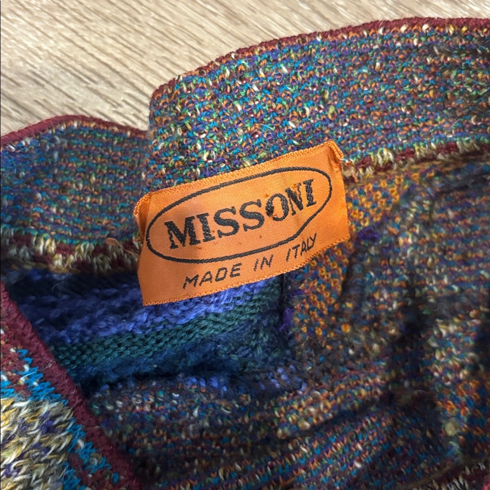 Missoni Multicolor Patchwork Crewneck Sweater Vin… - image 6